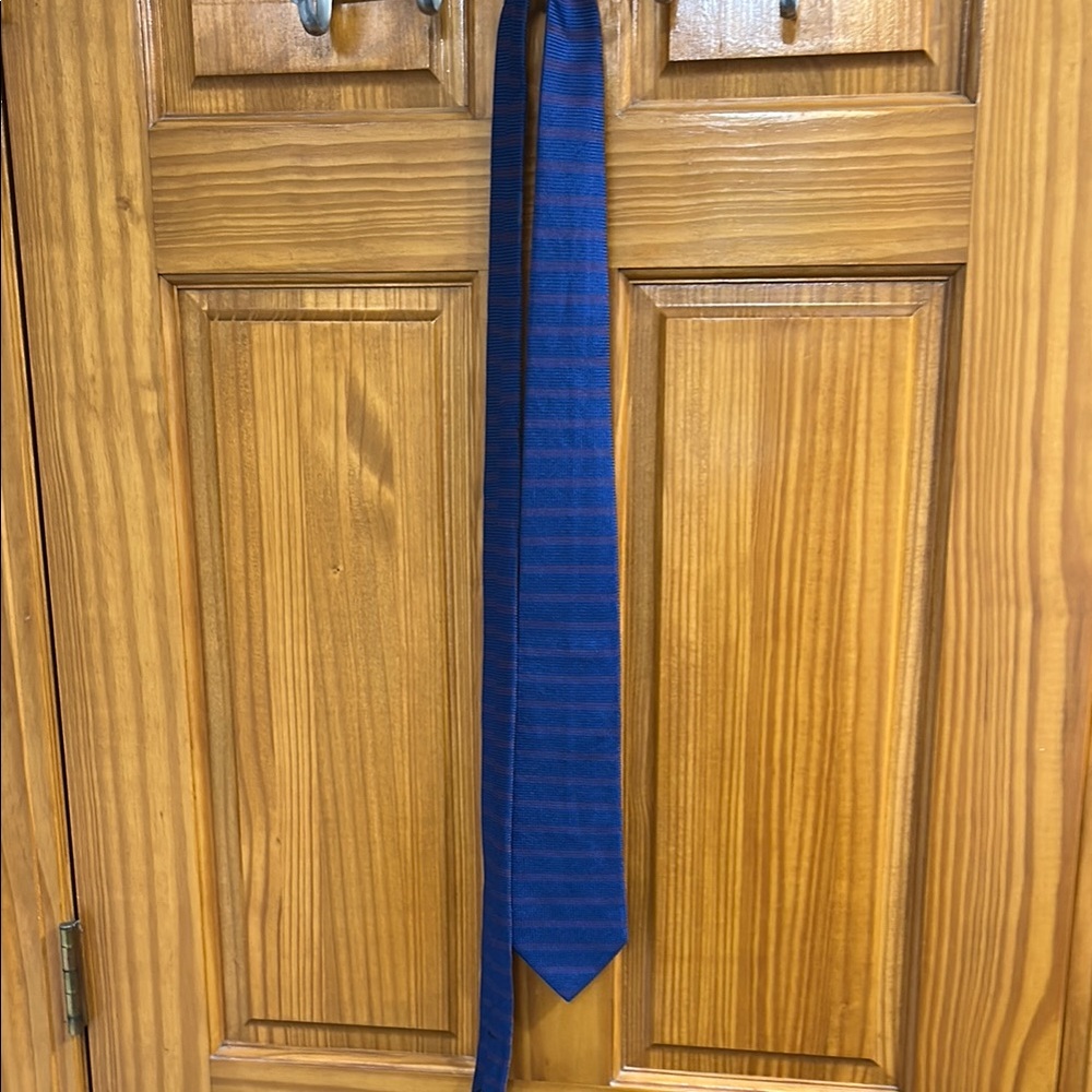 Holland and sherry - silk Blue Striped Men's Tie